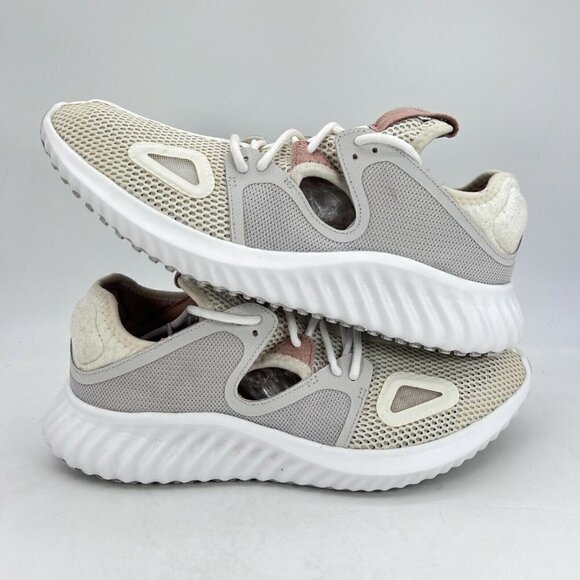 Adidas Run Lux Clima Off White Grey Ash Pearl Women Running Shoes CQ0595 Size 10 - Picture 8 of 12